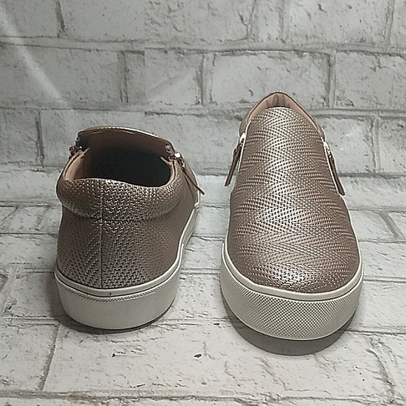 Volatile Rose Gold sneakers with zipper size 10 - Picture 6 of 8